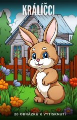 Králíček - Omalovánky pro děti - omalovánky k vytisknutí