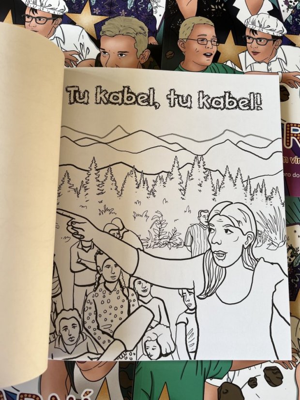 BIZARNÍ průvodce českým virálem - satirické omalovánky pro dospělé