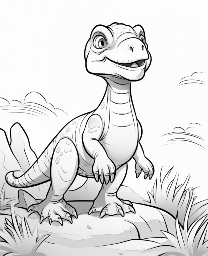 Dinosauří Dobrodružství: 20 Omalovánek dinosaurů pro děti ke stažení