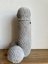 Handmade Crocheted Penis from Chenille Yarn - 10 inch - Barva: black