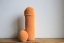 Handmade Crocheted Penis from Chenille Yarn - 10 inch - Barva: orange