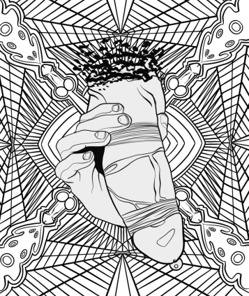 Adult coloring page by DickObraz