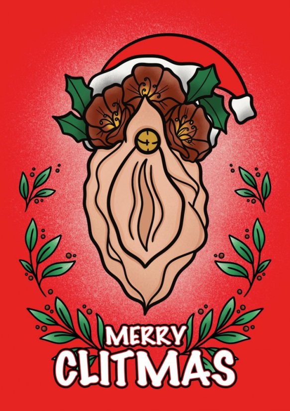 Vánoční přáníčko Marry Clitmas
