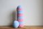 Handmade Crocheted Penis from Chenille Yarn - 10 inch - Barva: orange