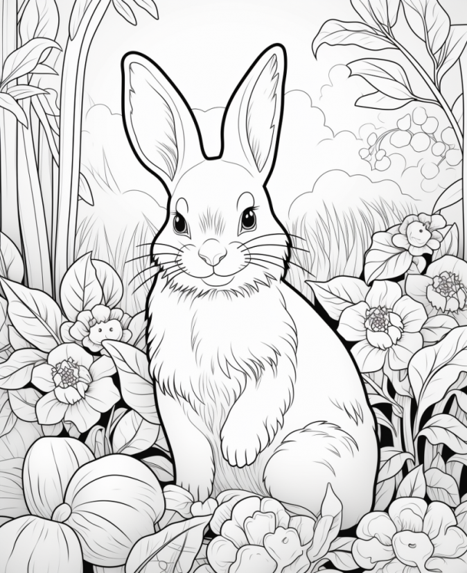 Velikonoční Veselí - Omalovánky pro děti - k vytisknutí