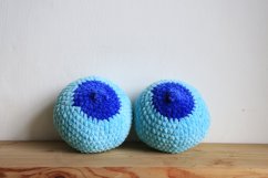 Crocheted Stress-Relief Boobies - Color Therapy at Your Fingertips (1 pair)