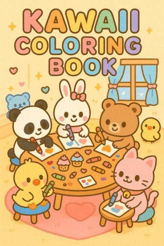 KAWAII omalovánky