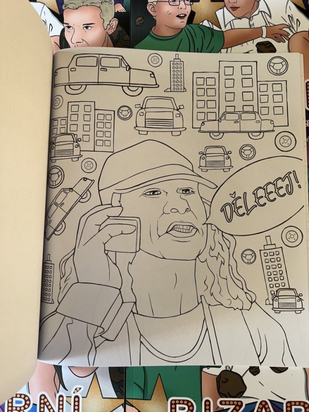 BIZARNÍ průvodce českým virálem - satirické omalovánky pro dospělé