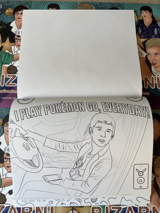 BIZARNÍ průvodce českým virálem - satirické omalovánky pro dospělé