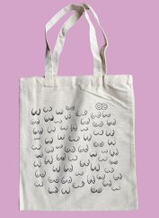 Tote bag "Collection of boobs"