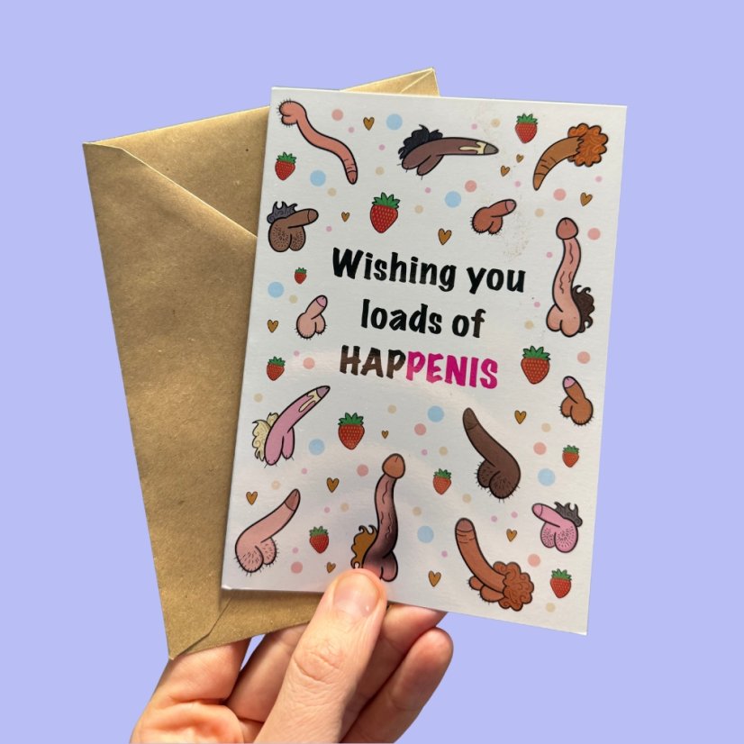 Birthday Card “Loads of HapPENIS”