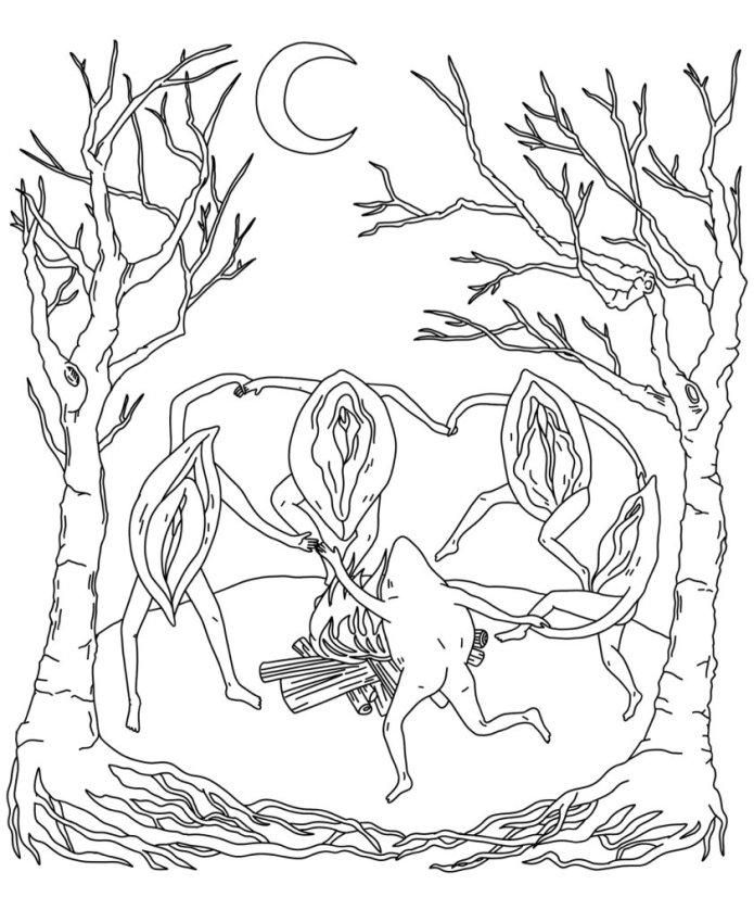 PichObraz - vagina coloring book