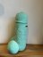 Handmade Crocheted Penis from Chenille Yarn - 10 inch - Barva: růžová