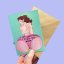Birthday card for her - i hope your birthday is as nice as your butt
