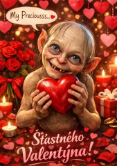 Valentýnka pro vašeho „miláška“: Glum ví, co je skutečný poklad!