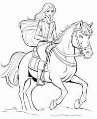 Digitální produkt: Omalovánky pro dospělé - 20 Barbie inspirovaných obrázků