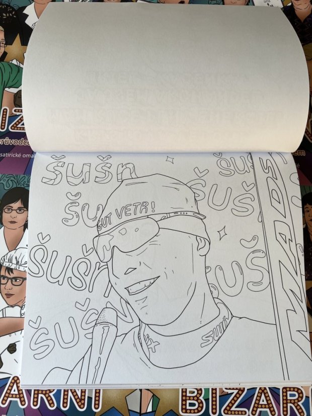 BIZARNÍ průvodce českým virálem - satirické omalovánky pro dospělé