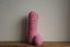 Handmade Crocheted Penis from Chenille Yarn - 10 inch - Barva: růžová