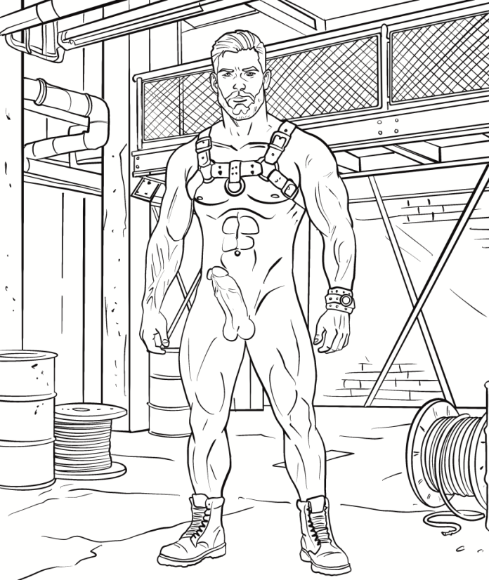 FILL ME IN - Gay Coloring Book