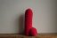 Handmade Crocheted Penis from Chenille Yarn - 10 inch - Barva: cyklamen
