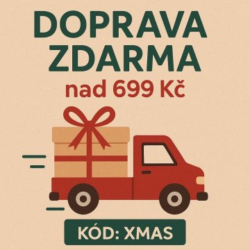 🎄 Doprava ZDARMA nad 699 Kč? Ano, prosím!