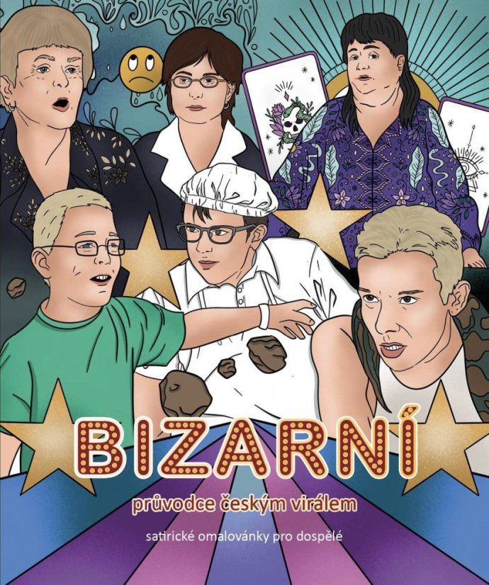 BIZARNÍ průvodce českým virálem - satirické omalovánky pro dospělé