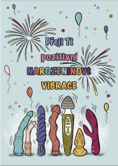 Narozeninové přání 'Pozitivní Vibrace'