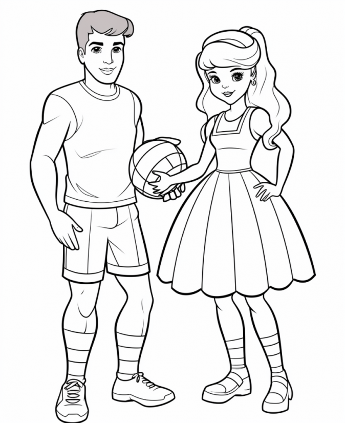 Digitální produkt: Omalovánky pro dospělé - 20 Barbie inspirovaných obrázků