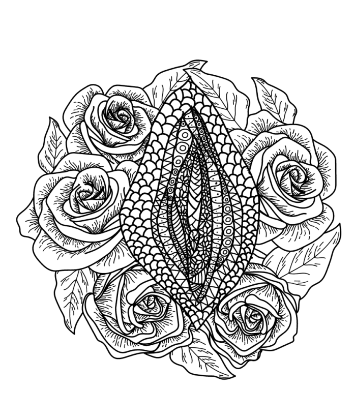 PichObraz - vagina coloring book