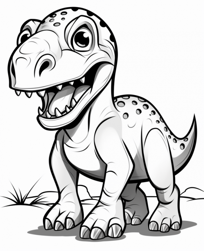 Dinosauří Dobrodružství: 20 Omalovánek dinosaurů pro děti ke stažení