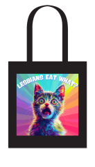 Tote bag "Lesbians eat what?”