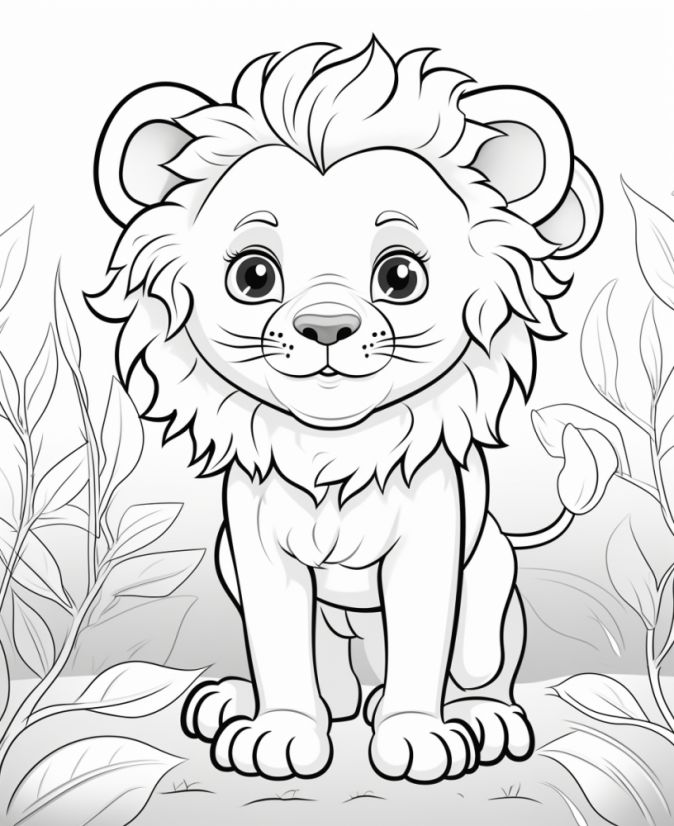 Zvířecí Království: 40 Omalovánek pro děti k vytisknutí