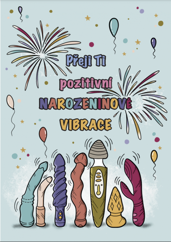 Narozeninové přání 'Pozitivní Vibrace'