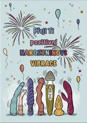 Narozeninové přání 'Pozitivní Vibrace'